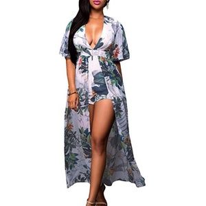 Split maxi romper dress